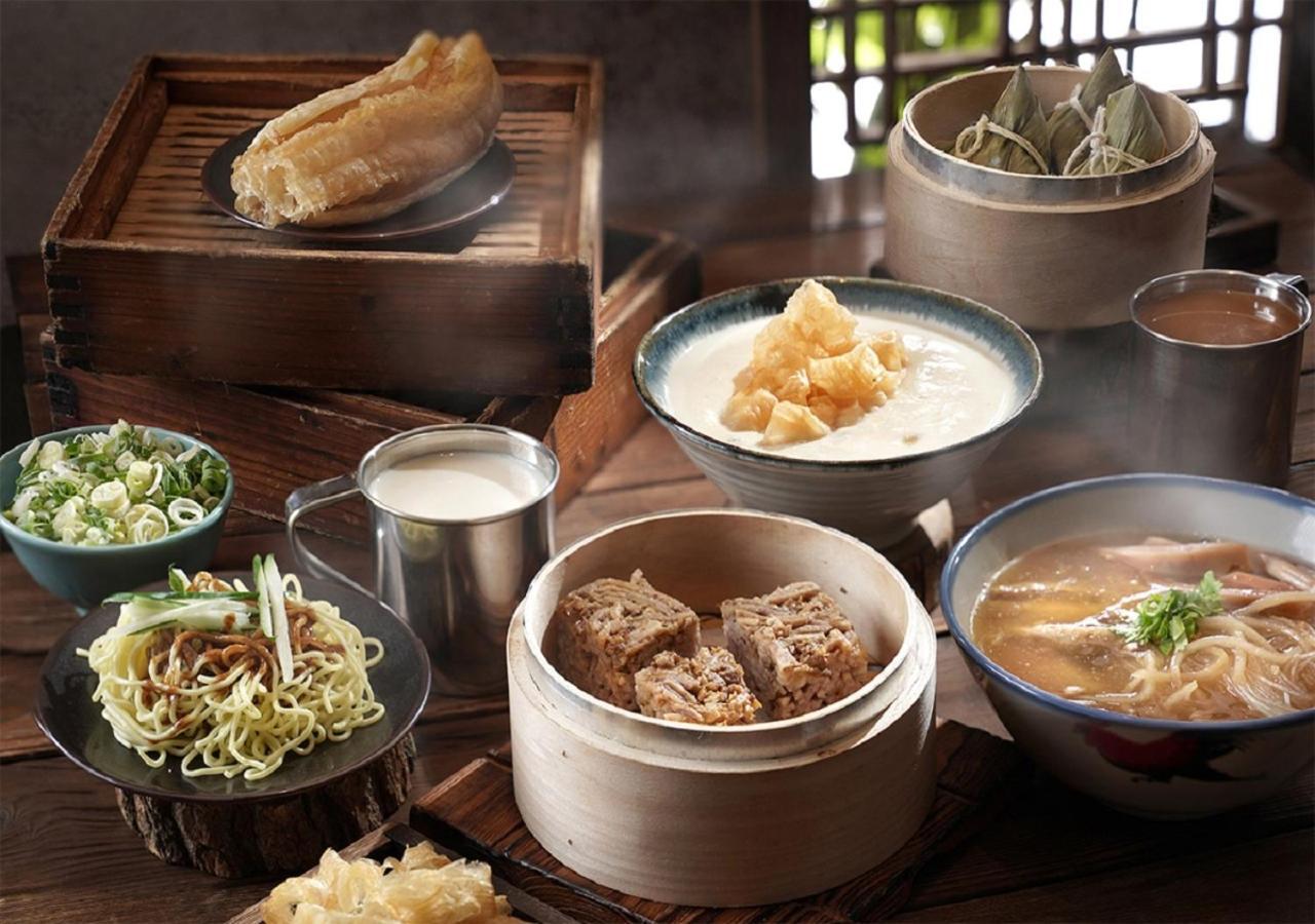 Palais De Chine Hotel Taipei Eksteriør bilde A selection of dim sum